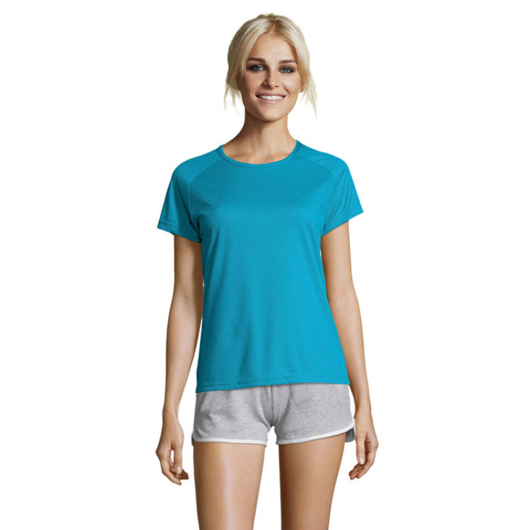 SPORTY WOMEN T-SHIRT &nbsp;140g Aqua M